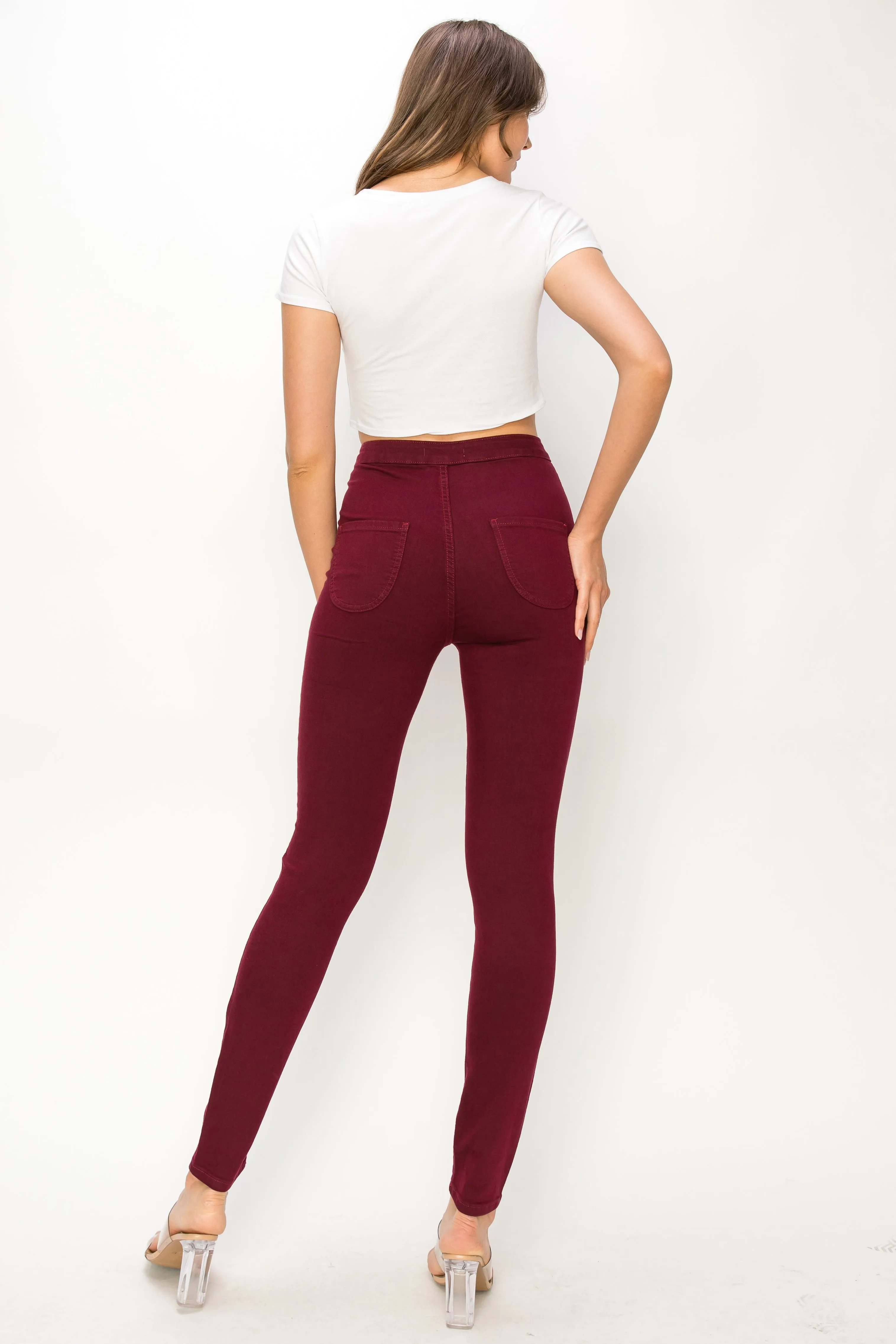 1166 Women's Super High Waisted Skinny Jeans