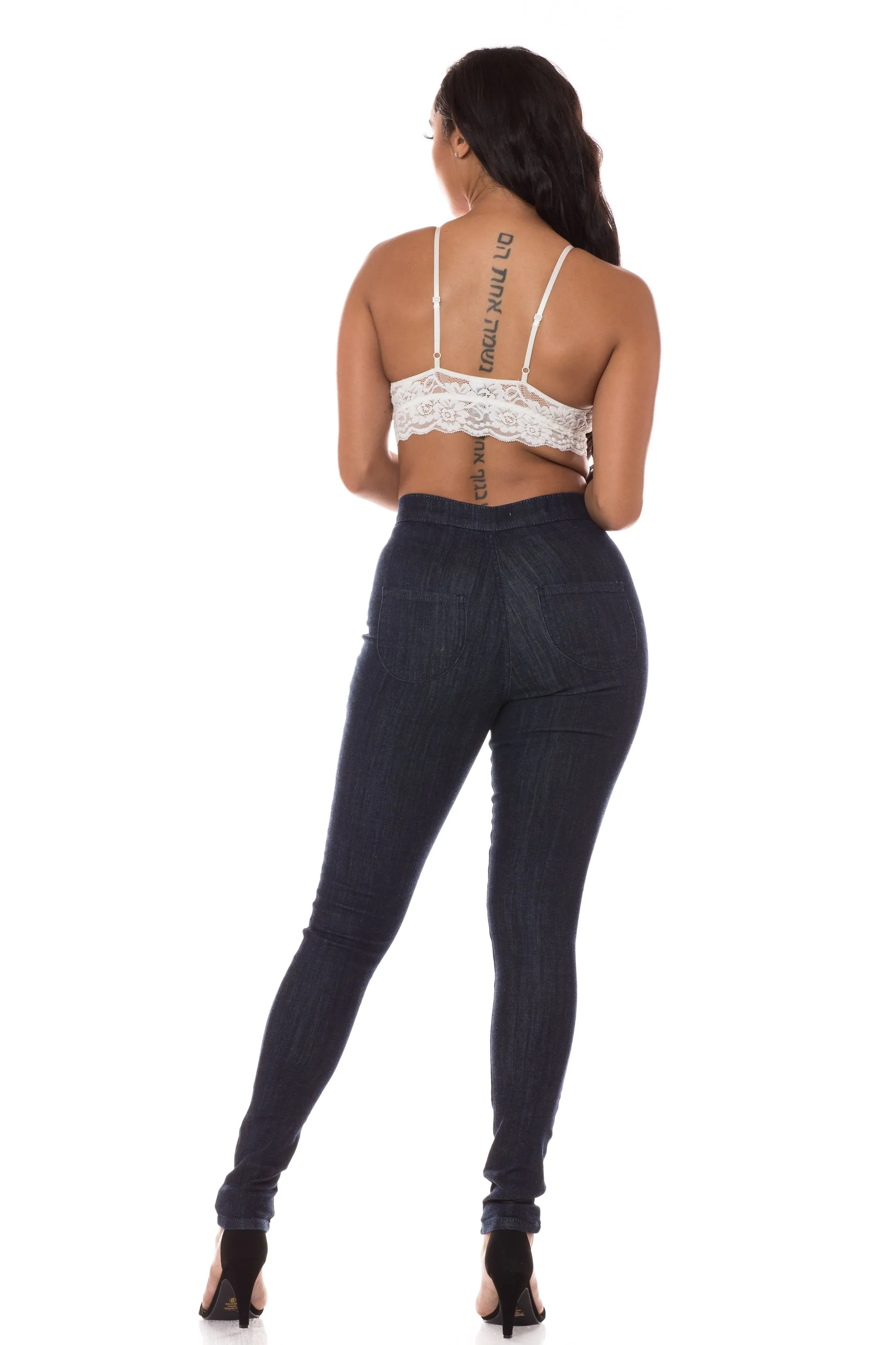 1177 Women's Super High Waisted Skinny Jeans