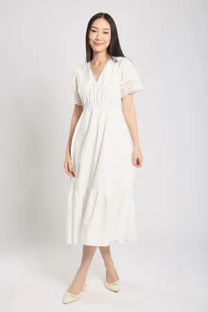 Alai Midaxi Maxi Dress in White