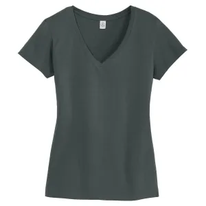 Alternative Women's Deep Charcoal Legacy V-Neck T-Shirt