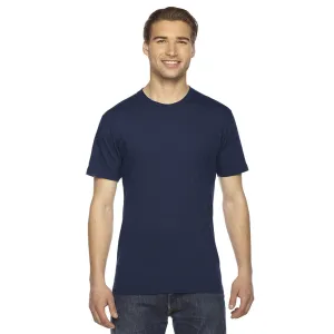 American Apparel Unisex Navy Fine Jersey Short-Sleeve T-Shirt