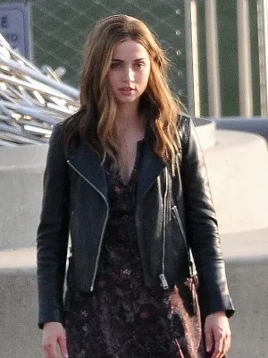Ana de Armas 2023 Leather Jacket | Ghosted Movie Leather Jacket 2023