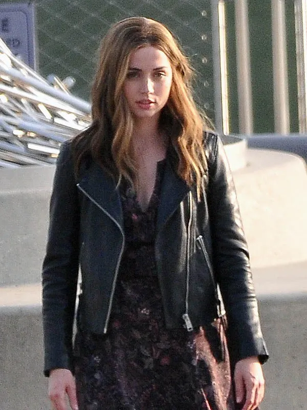Ana de Armas 2023 Leather Jacket | Ghosted Movie Leather Jacket 2023