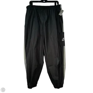 Athletic Pants By Nike Apparel In Black & White, Size: Xl