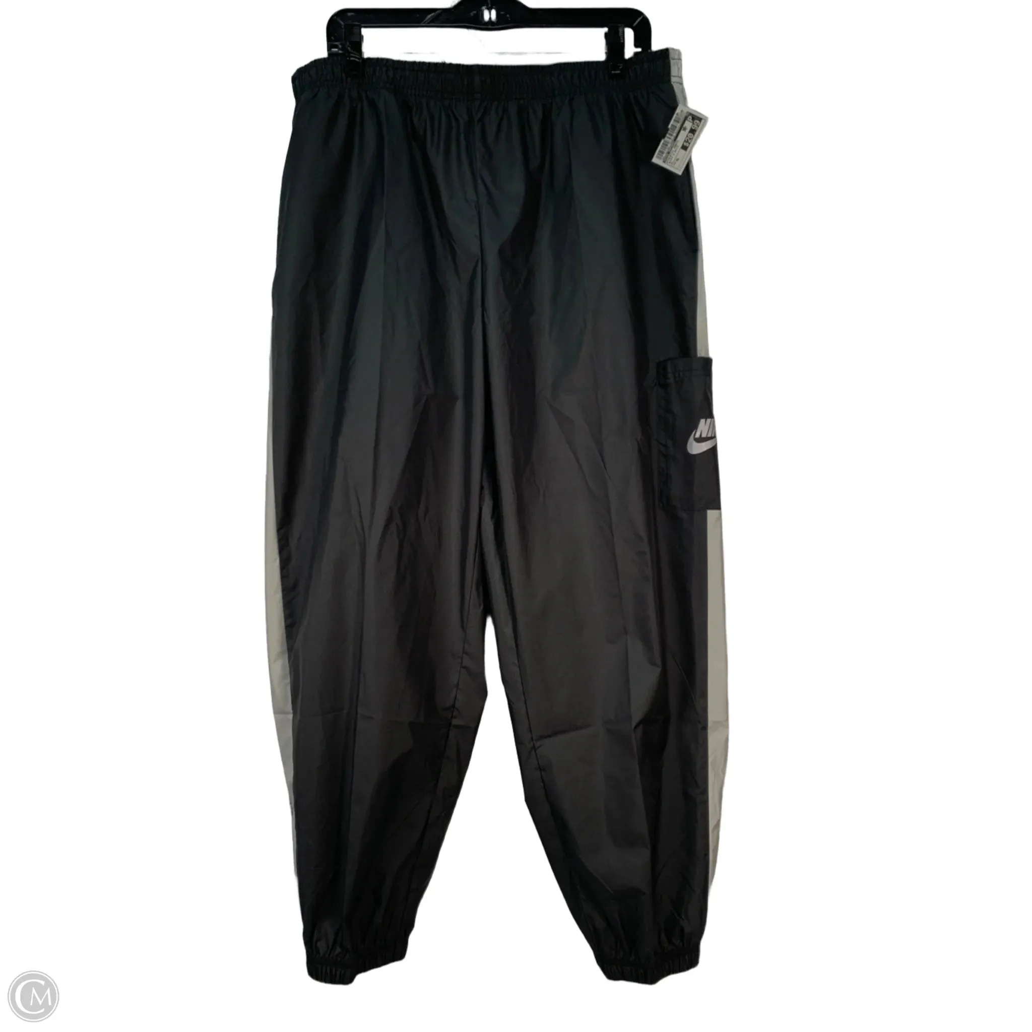 Athletic Pants By Nike Apparel In Black & White, Size: Xl