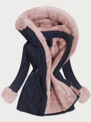 Autumn Winter Plus Velvet Warm Hooded Coat