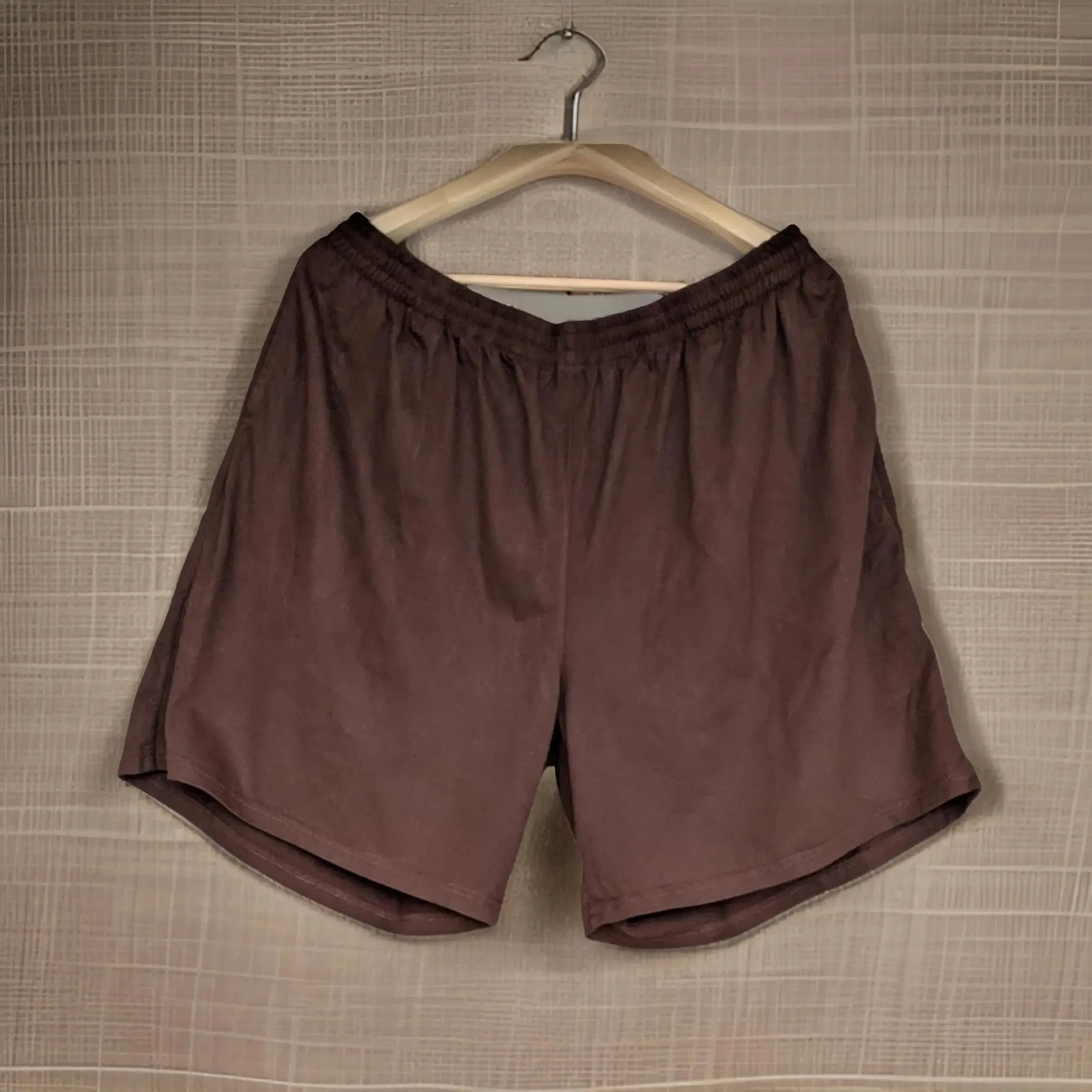 Chocolate Brown Cotton Shorts