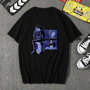 Death Note Shirt Luke Anime Print Streetshirt Tops