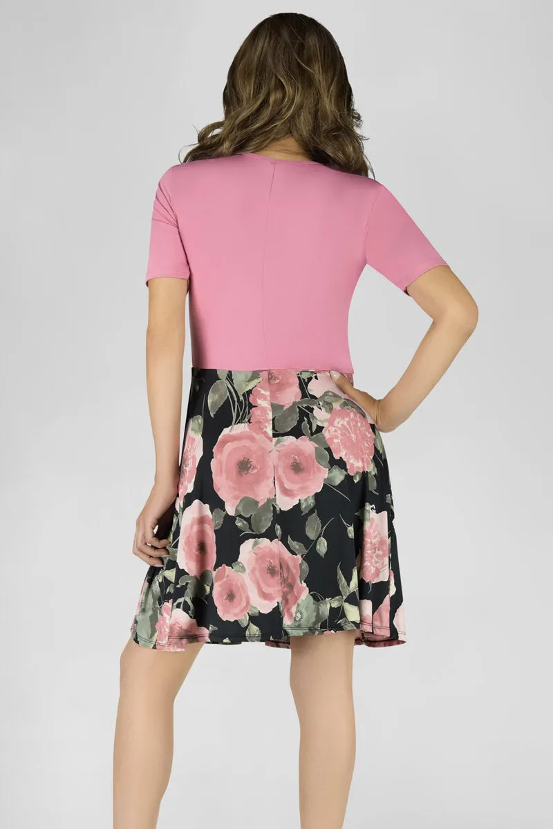 En Femme Classic Short Sleeve Swing dress