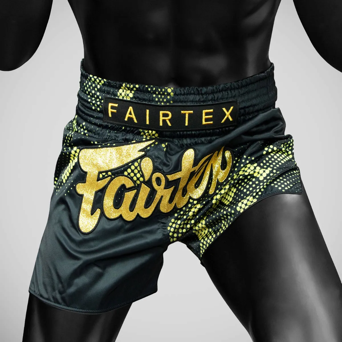 Fairtex BS1931 Heart of Gold Muay Thai Shorts Black