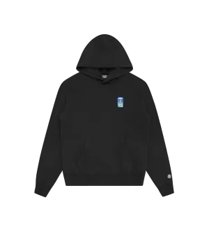 FOR MAN BY MACHINE POPOVER HOOD - BLACK