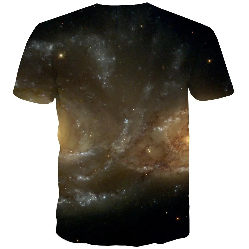 Galaxy T shirts Men Planet T-shirts 3d Starry Sky Tshirts Cool Colorful Tshirt Printed Harajuku Tshirts Casual