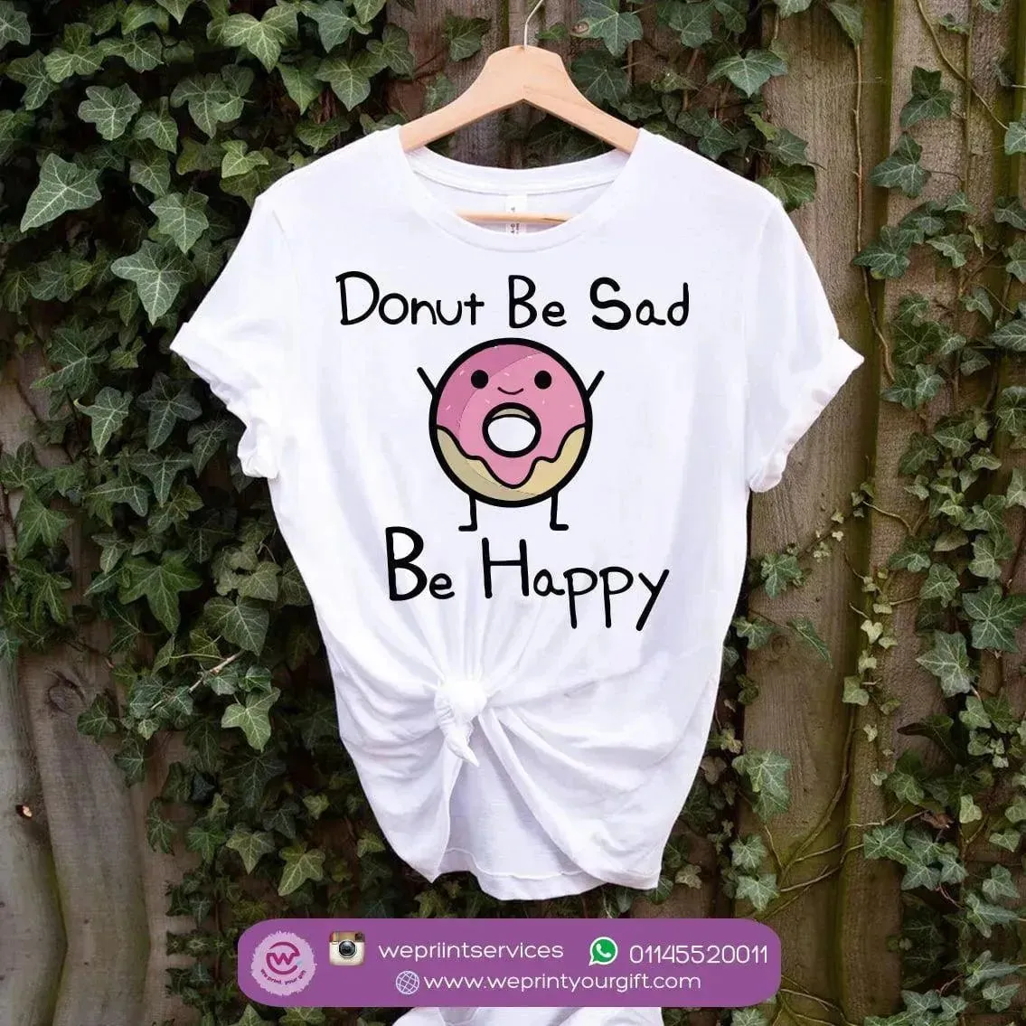 Half sleeve T-shirt- Donuts