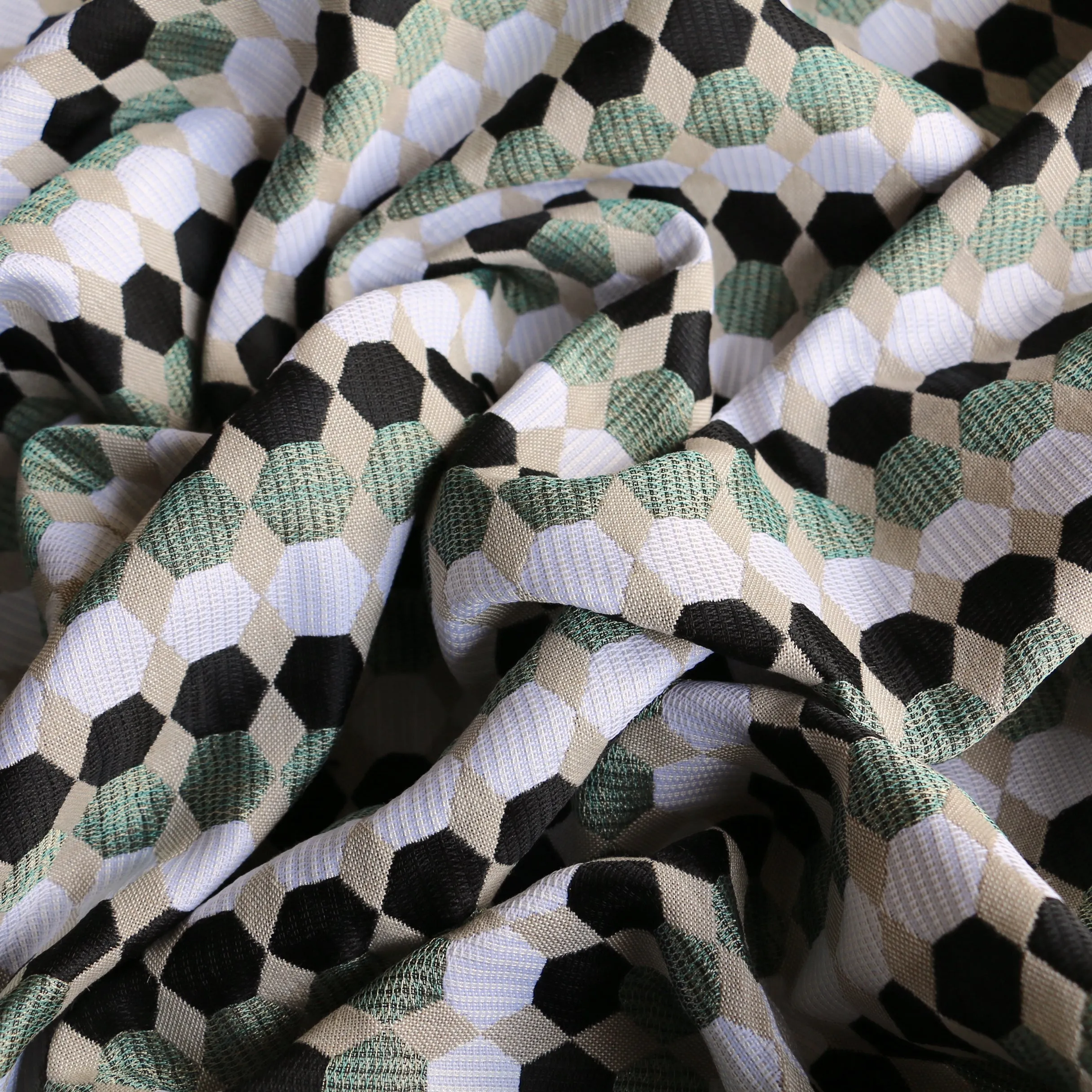 Hexagon Talk Jacquard