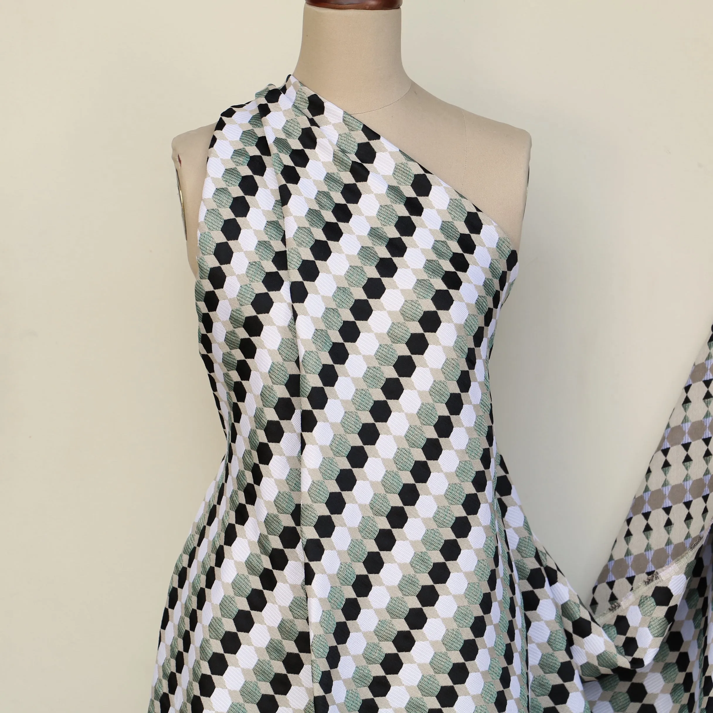 Hexagon Talk Jacquard