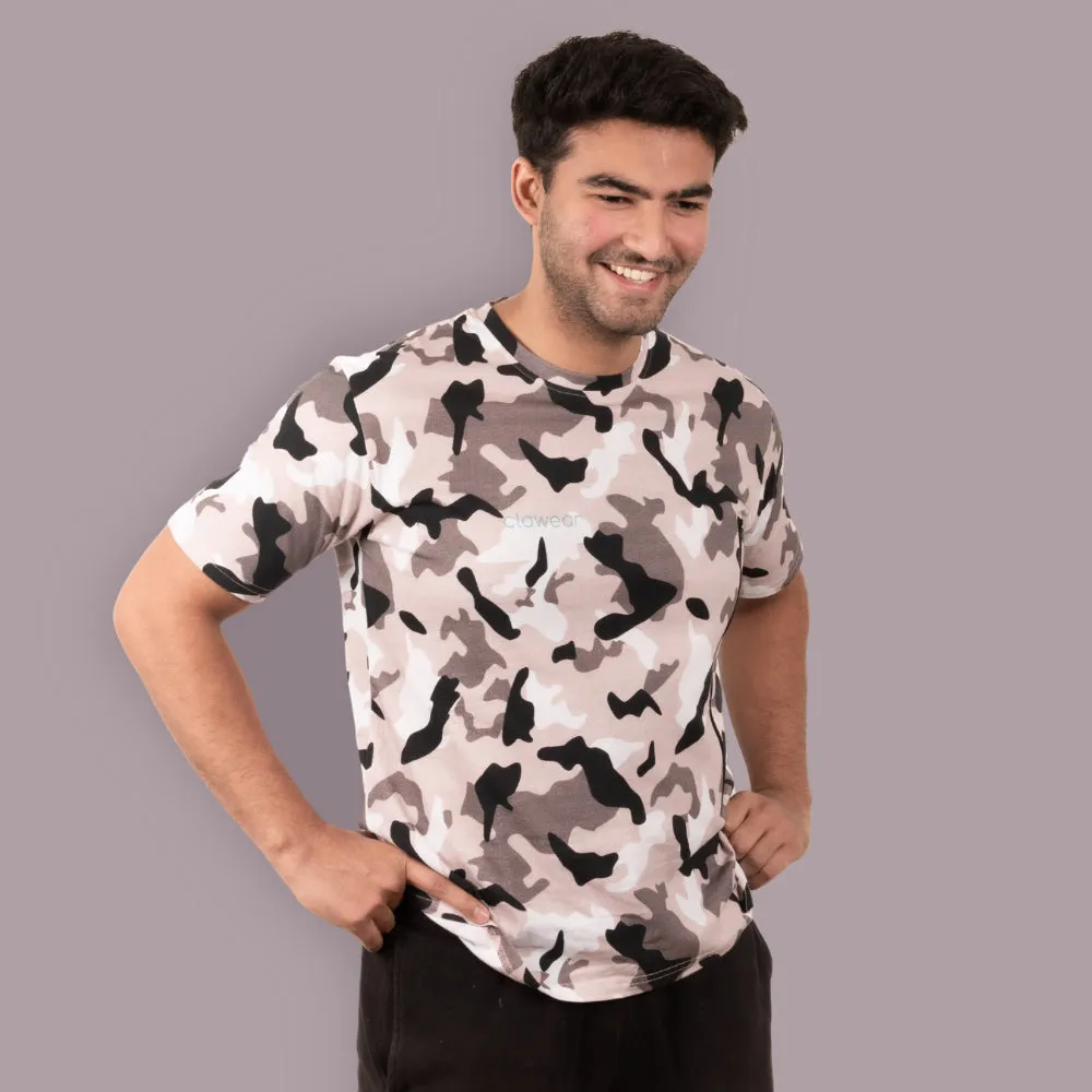 Jhalana Unisex Round Neck T-Shirt with Zip