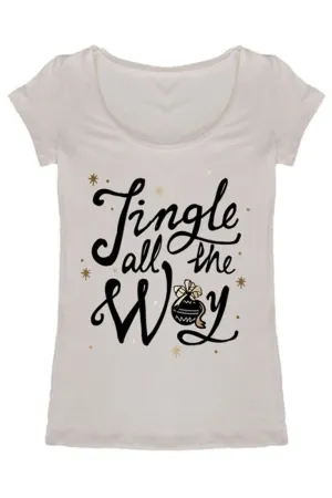 Jingle All The Way Christmas Holiday Graphic T-Shirt