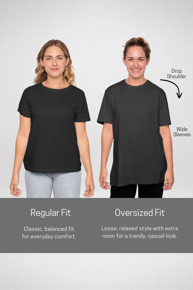 Lavender and Light Pink Oversized T-Shirts Combo for Women
