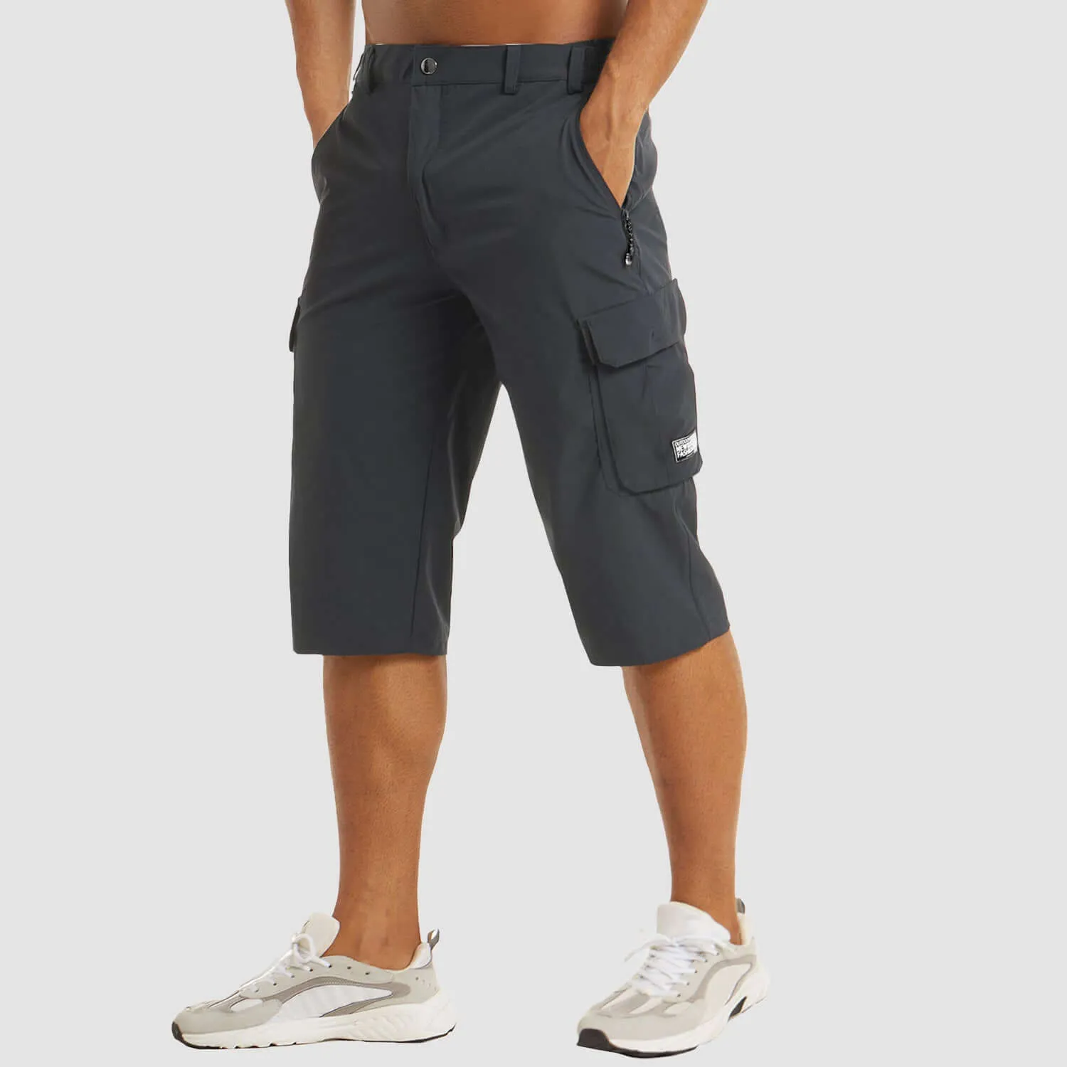 Men's Outdoor Walking Shorts: Multi-Pocket Hiking Shorts
