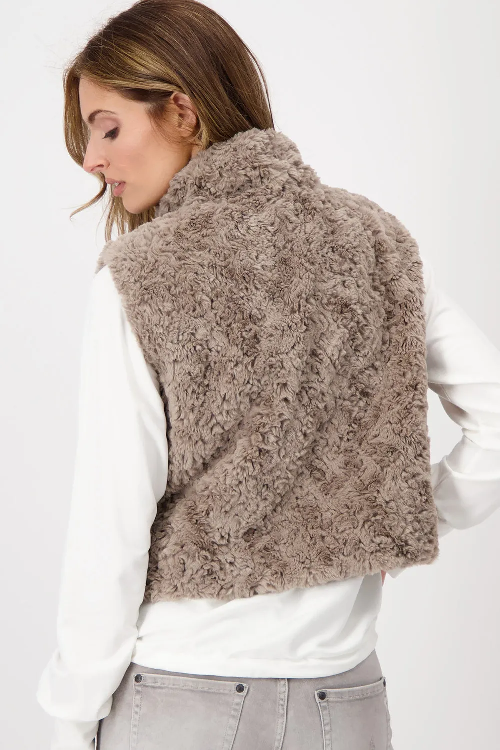 Monari Waistcoat Fur Vest 807346