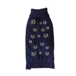 Pet Brands Starry Nights Gold Star Print Jumper for Dog