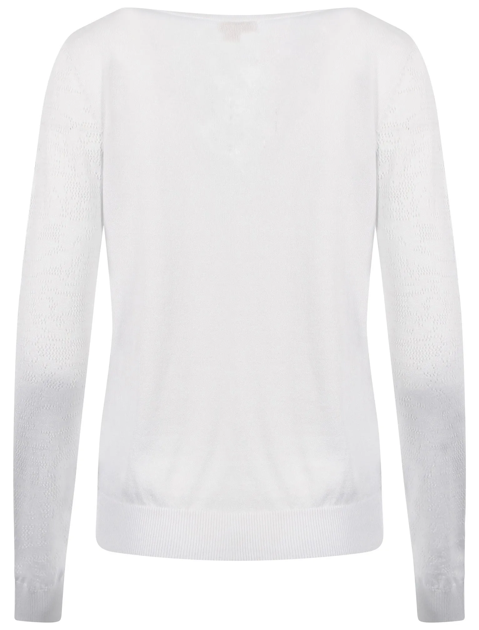 Plum Tree Burdock white Cardigan