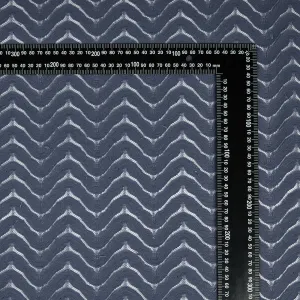Polyester Wave Pattern Lace Fabric