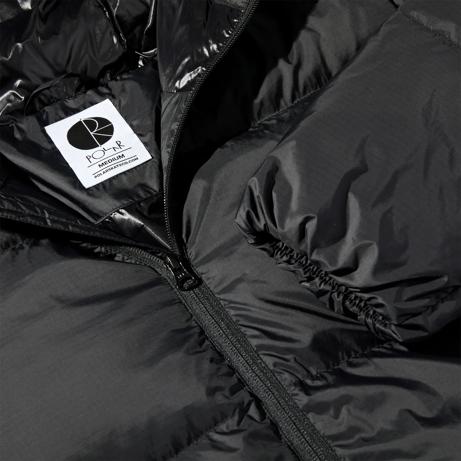 Soft Puffer Jacket Ripstop, Black