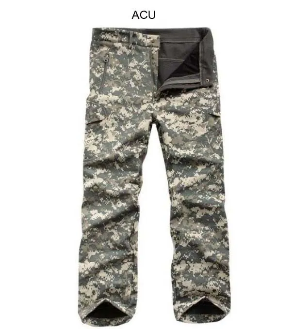 Soft shell and white pants