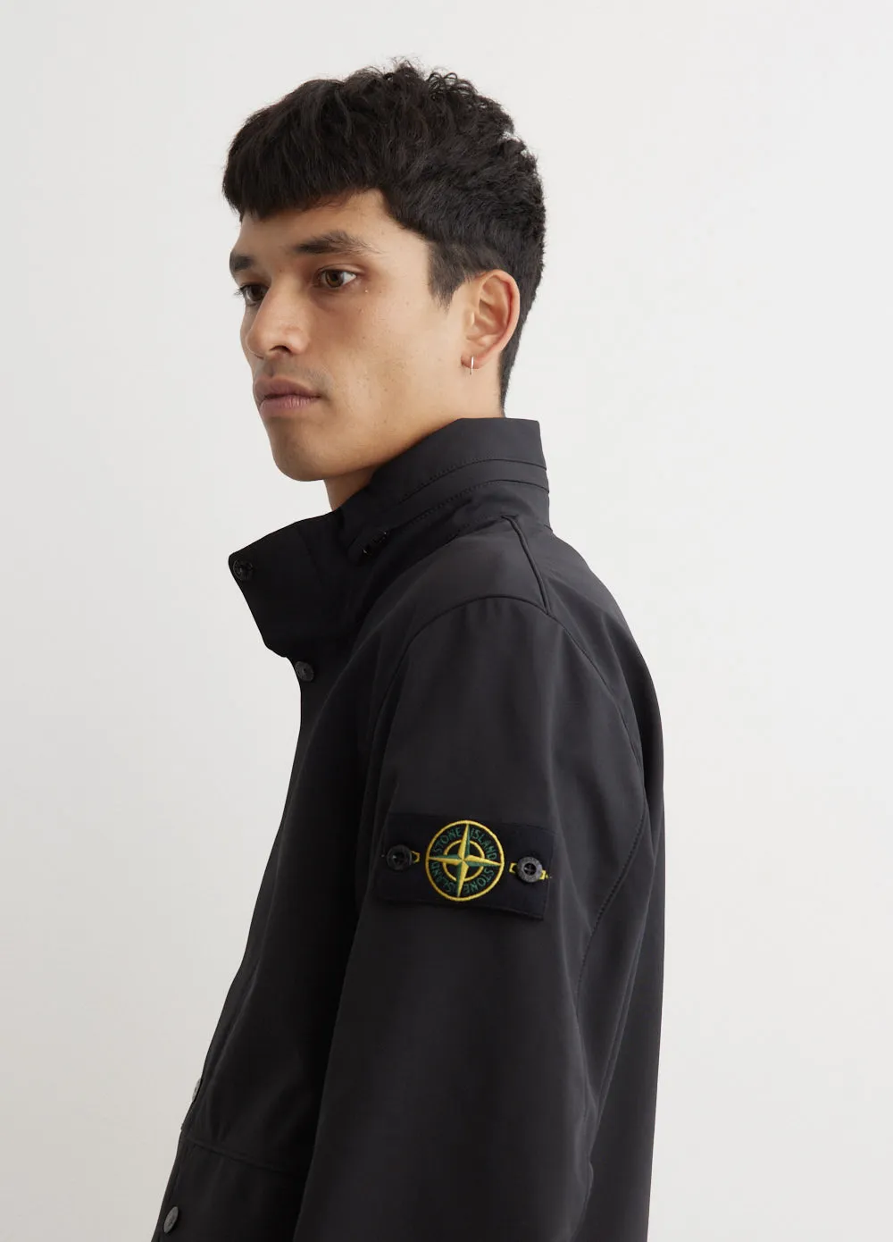 Soft Shell Concealed Hood Jacket