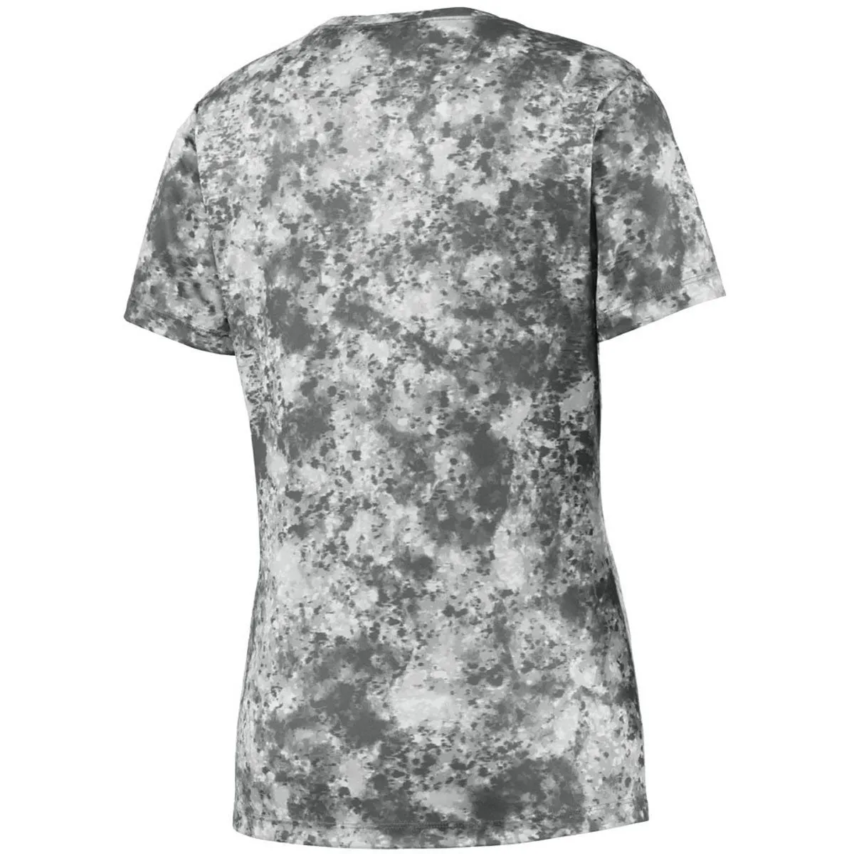 Sport-Tek Women's Dark Smoke Grey Mineral Freeze Scoop Neck Tee