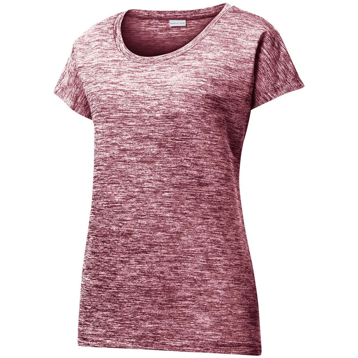 Sport-Tek Women's Maroon Electric PosiCharge Electric Heather Sporty Tee
