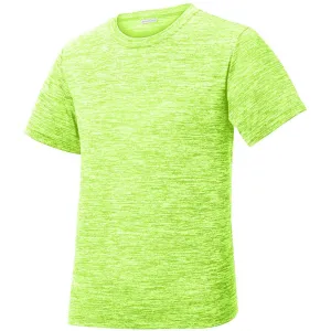 Sport-Tek Youth Lime Shock Electric PosiCharge Electric Heather Tee