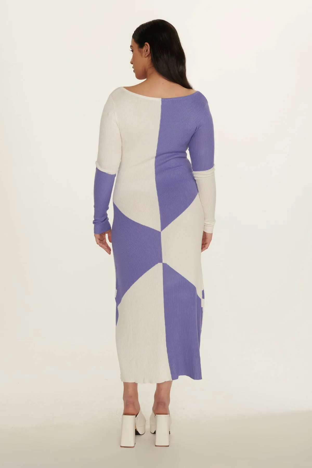 Square Neck Long Dress