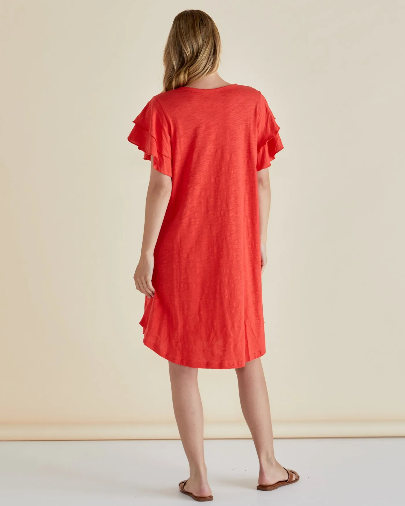 Sydney Tee Dress - Red