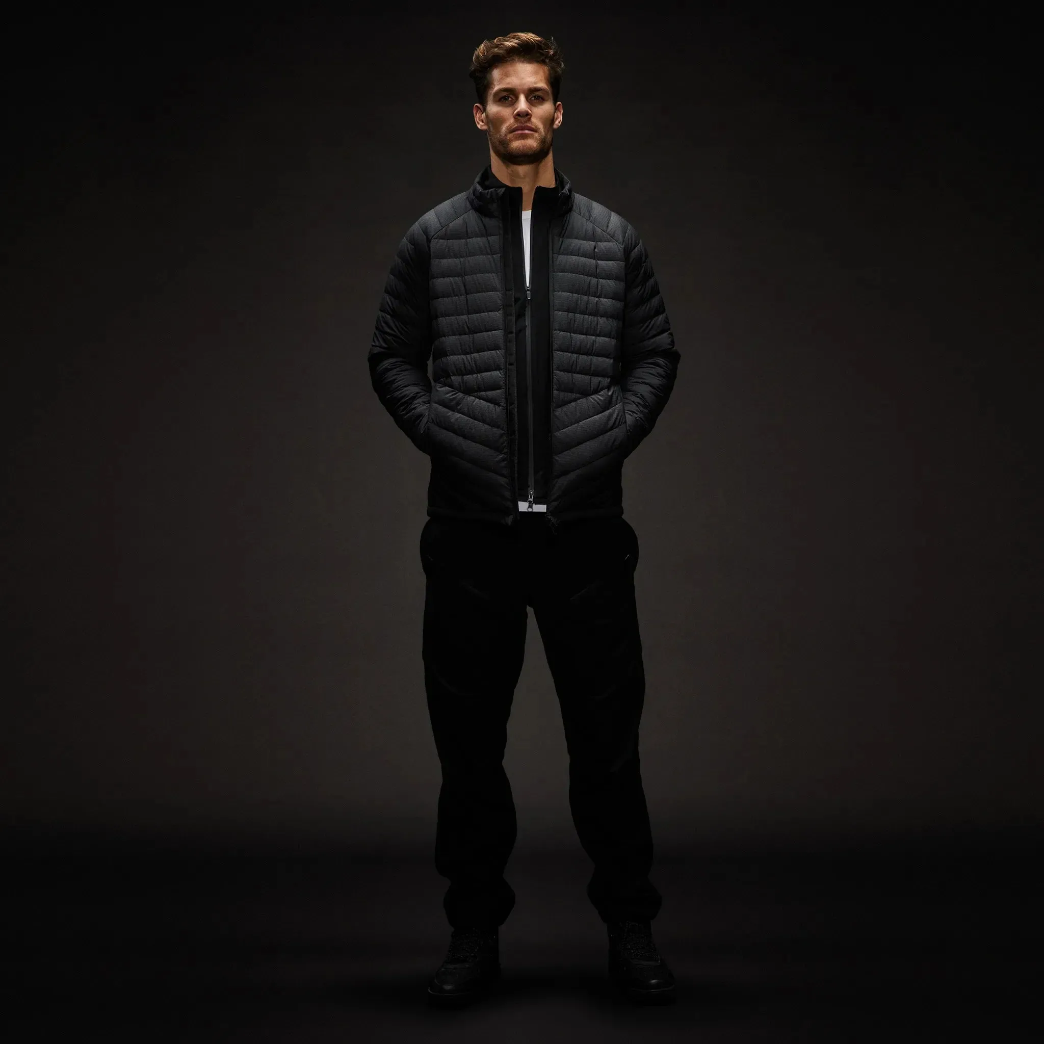 Ultralight Puffer with Dyneema. Black edition.