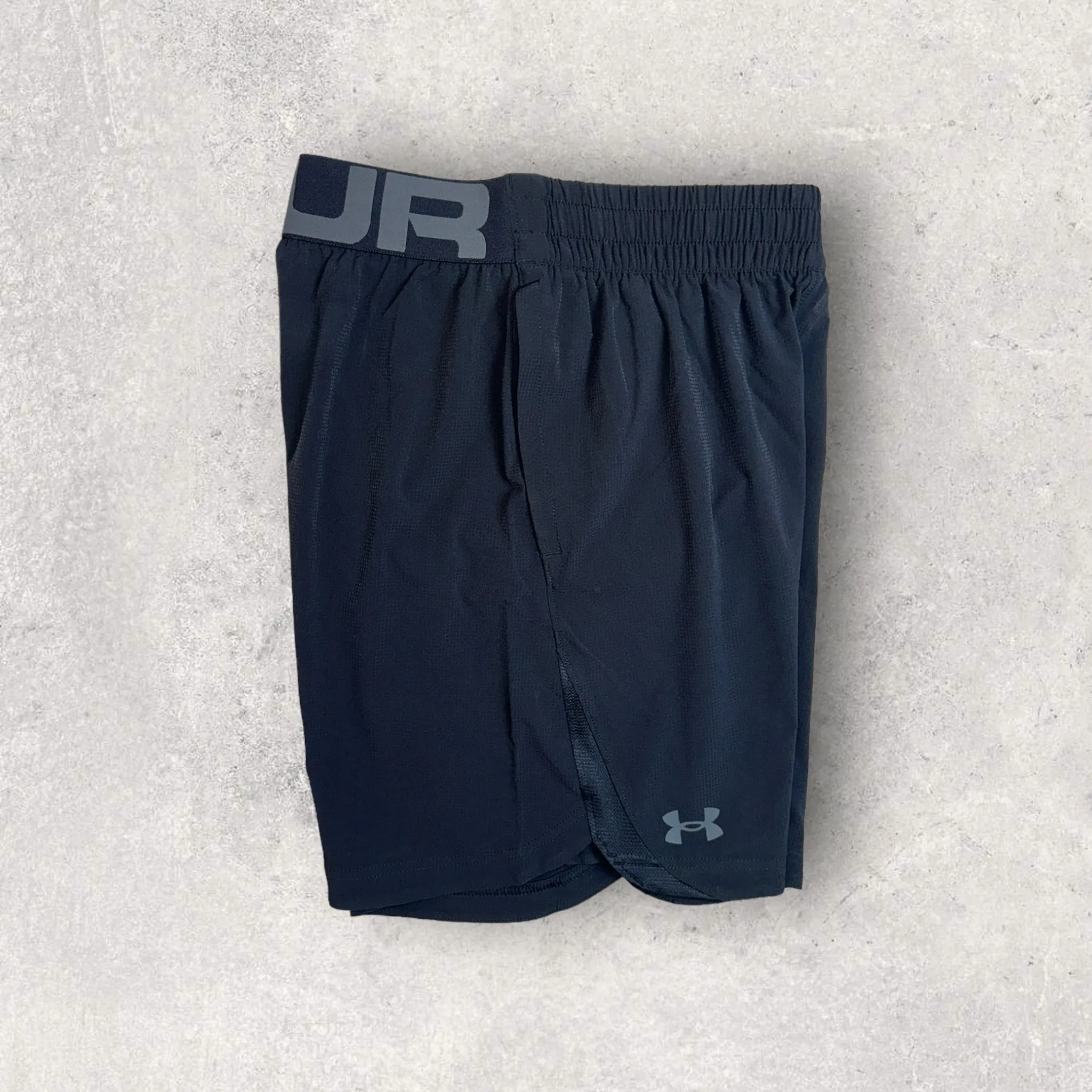 UNDER ARMOUR T-SHIRT/SHORT SET - BLUE/BLACK