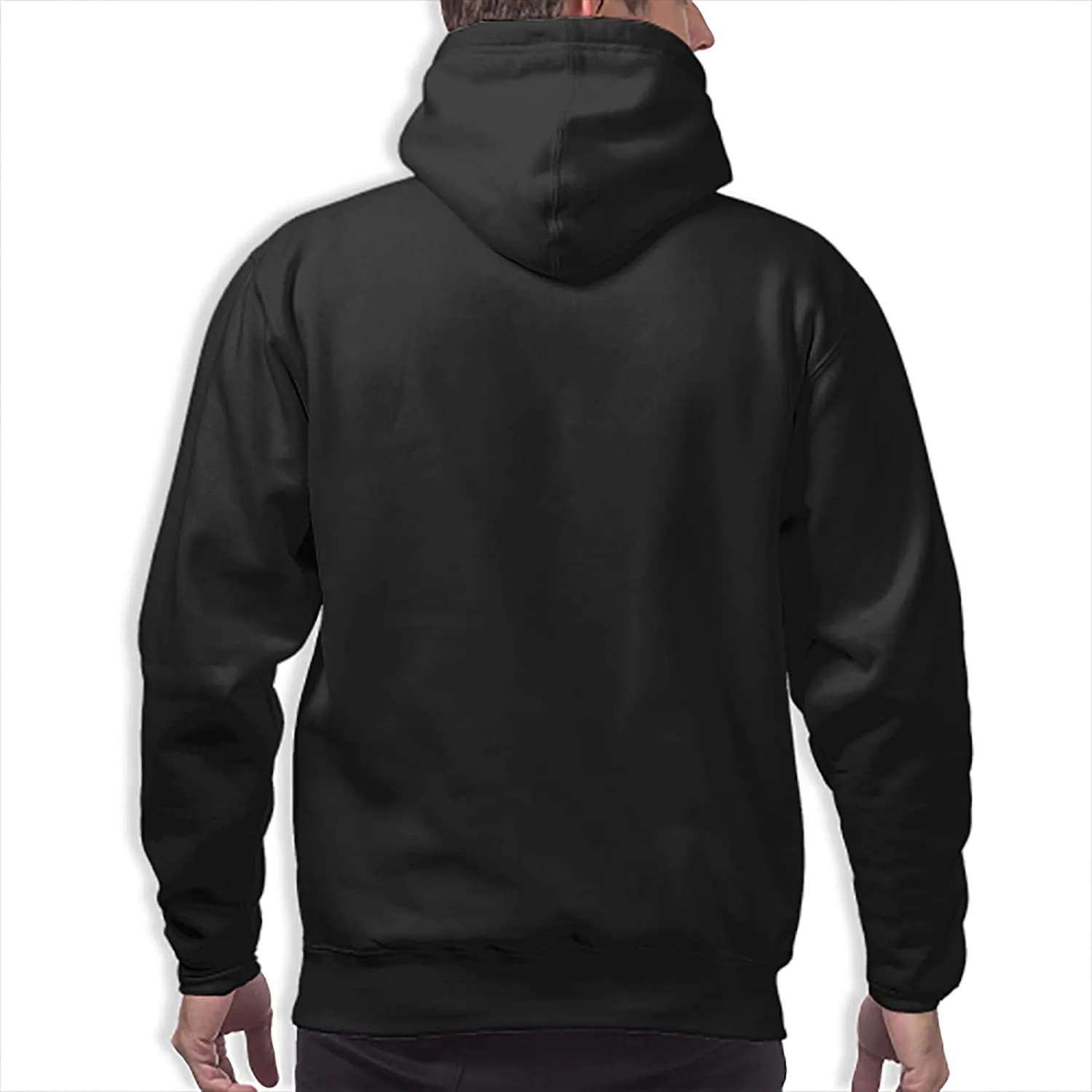 Unisex Funny Monster Cat catches Fish Graphic Casual Hooded Sweatshirts