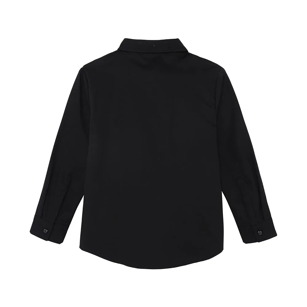 Vauva FW23 - Boys Cotton Shirt (Black)