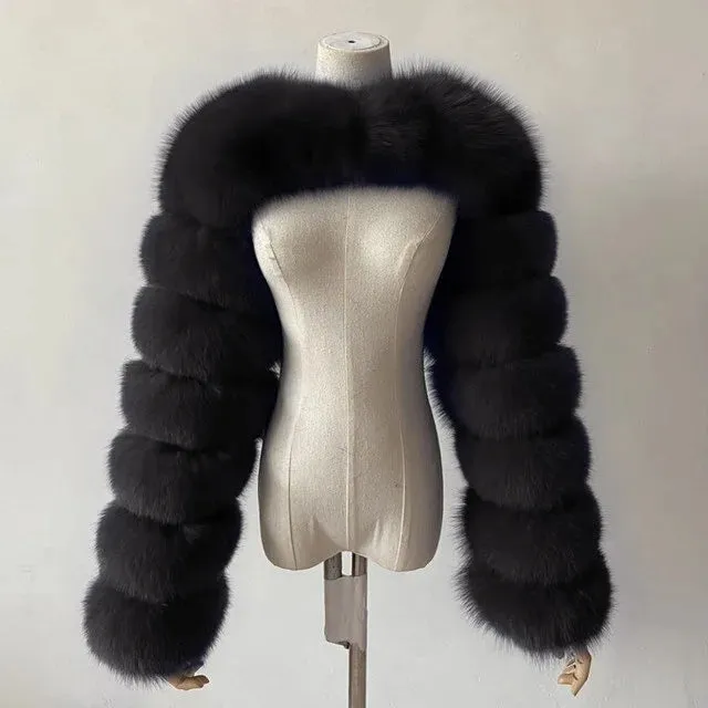 Yessy Faux Fur Bolero