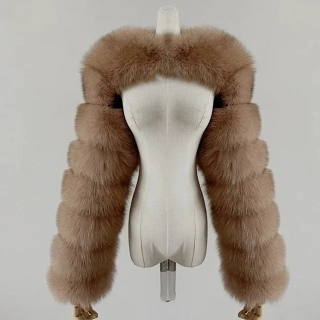 Yessy Faux Fur Bolero